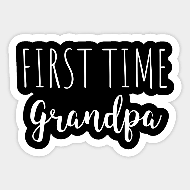 First Time Grandpa - Gift for Grandpa Sticker by WizardingWorld